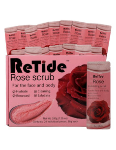 Exfoliante Corporal de Rosa Retide - 20 Sachets de 10g