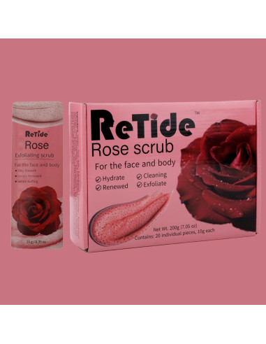 Exfoliante Corporal de Rosa Retide - 20 Sachets de 10g