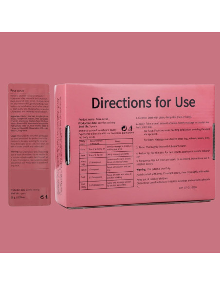 Exfoliante Corporal de Rosa Retide - 20 Sachets de 10g