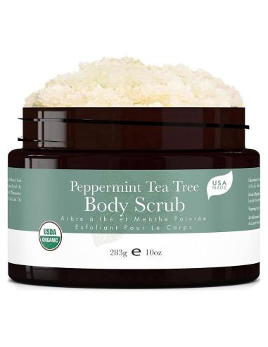 Exfoliante Corporal Orgánico Beauty by Earth Té de Menta 283g