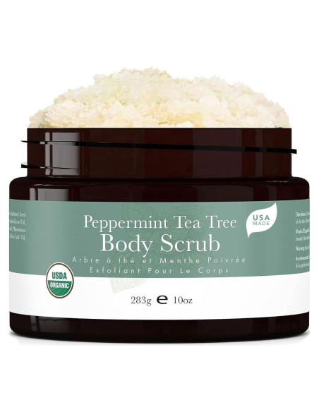 Exfoliante Corporal Orgánico Beauty by Earth Té de Menta 283g