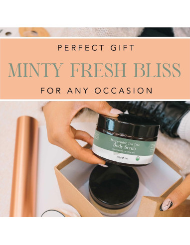 Exfoliante Corporal Orgánico Beauty by Earth Té de Menta 283g