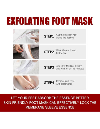 Máscara Exfoliante para Pies con Ácidos Frutales NutriPies