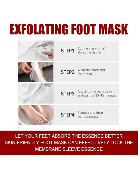 Máscara Exfoliante para Pies con Ácidos Frutales NutriPies Máscara Exfoliante para Pies con Ácidos Frutales NutriPies