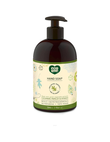 ecoLove Gel de Ducha y Jabón de Manos Orgánico Vegano 2x500ml