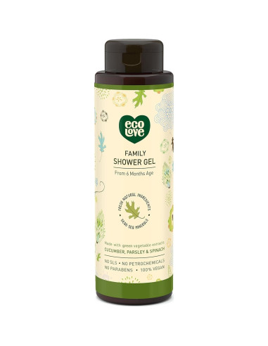 ecoLove Gel de Ducha y Jabón de Manos Orgánico Vegano 2x500ml