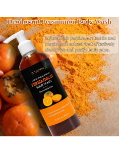 Jabón Corporal Desodorante Tuteshow 300 ml Persimón Natural 2