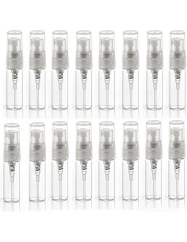 10 Botellas de Spray de Vidrio Vacías 3ml Elfenstal para Perfume