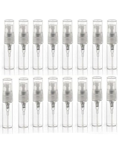 10 Botellas de Spray de Vidrio Vacías 3ml Elfenstal para Perfume