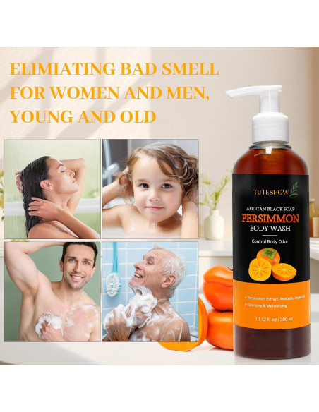 Jabón Corporal Desodorante Tuteshow 300 ml Persimón Natural