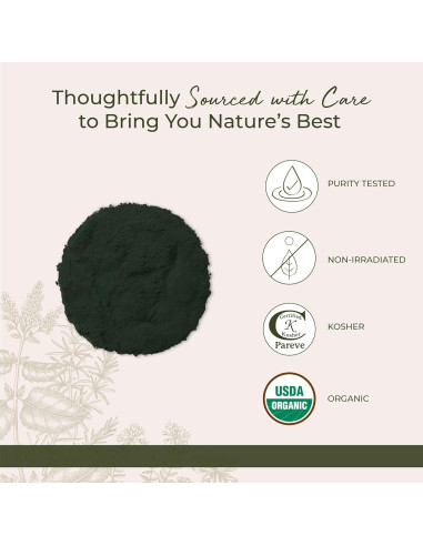Polvo de Espirulina Orgánica Starwest Botanicals 0.45 kg
