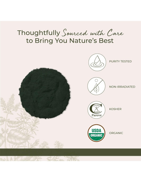 Polvo de Espirulina Orgánica Starwest Botanicals 0.45 kg