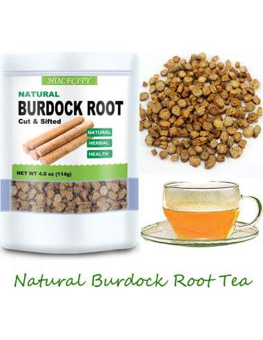 Té de raíz de bardana Holfcitylf 114g 100% natural antioxidante
