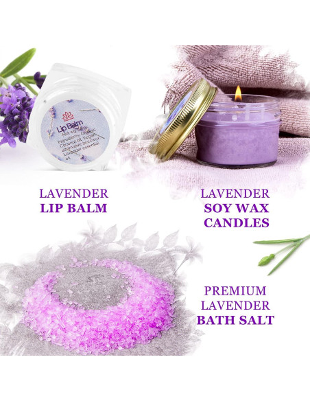 Cesta de Regalo Spa Lavanda Relaxcation - Kit Natural 1.2kg