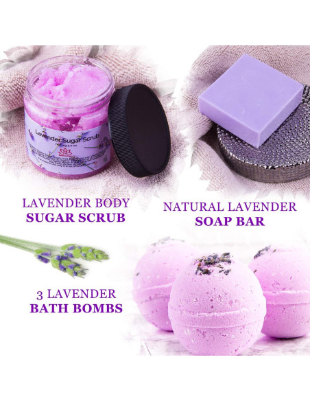 Cesta de Regalo Spa Lavanda Relaxcation - Kit Natural 1.2kg