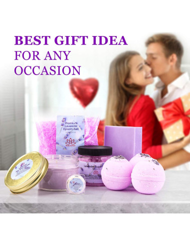 Cesta de Regalo Spa Lavanda Relaxcation - Kit Natural 1.2kg