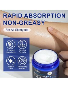 Crema Calmante para Pies y Manos - Alivio Nervioso 120g 2