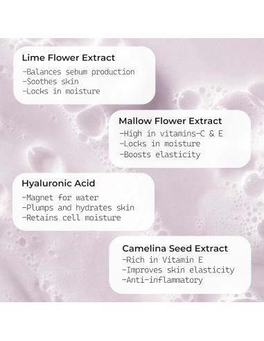 Limpiador Facial Nutritivo Murmure Mellow Mallow 191g - Gel Suave