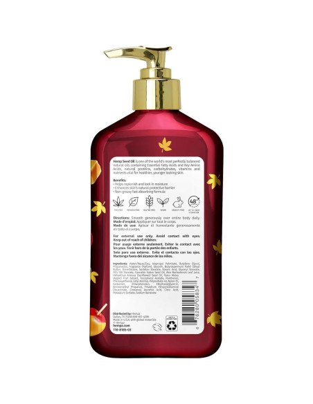 Hidratante Corporal Hempz Caramelo de Manzana 502 ml