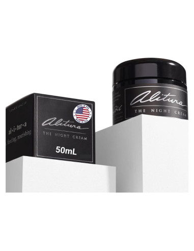 Crema Nocturna Hidratante Alitura 50ml - Antiarrugas 10% Ácido Hialurónico