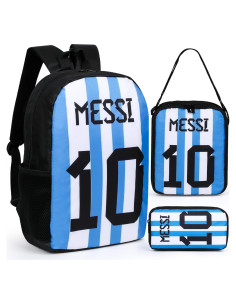 Mochila Impermeable Mukity 16" con Bolsa de Almuerzo y Papelería