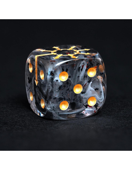 Juego de Dados D6 de Caos DiceBell - 10 Dados de 16mm