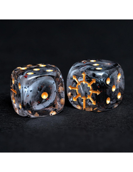 Juego de Dados D6 de Caos DiceBell - 10 Dados de 16mm