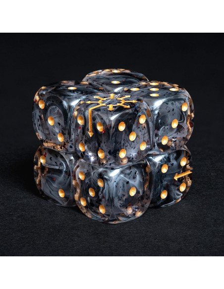 Juego de Dados D6 de Caos DiceBell - 10 Dados de 16mm