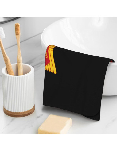 Toalla de Coral Ultra Suave Rqwaaed 71x40 cm Negra