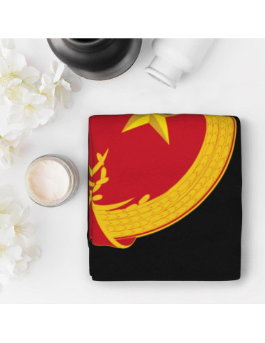 Toalla de Coral Ultra Suave Rqwaaed 71x40 cm Negra