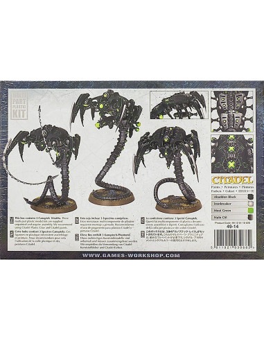 Figura de Acción Necron Canoptek Wraiths Games Workshop - 3 Miniaturas