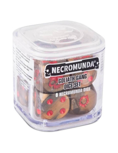 Juego de Dados Goliath Necromunda Games Workshop 8 Piezas