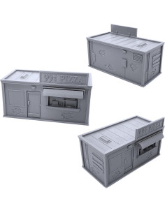 Conjunto Metro City EnderToys 18 Piezas Escenografía 3D RPG 2