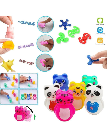 124 Juguetes de Fiesta para Niños - Rellenos de Piñata y Premios