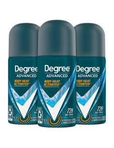Desodorante Antitranspirante Degree Hombre 3-Pack 72H Aroma Fresco