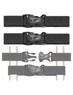 Cerraduras de Seguridad para Refrigerador Niños 2 Piezas Negro