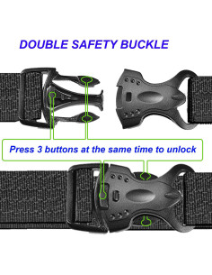 Cerraduras de Seguridad para Refrigerador Niños 2 Piezas Negro 2