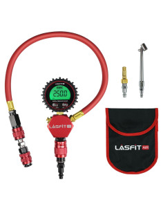 Inflador de Neumáticos LASFIT D7 Digital 250 PSI Sin Fugas