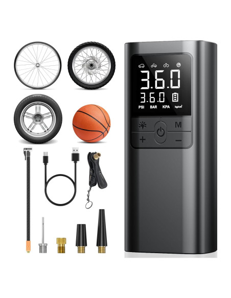 Inflador Digital de Neumáticos Portátil Genérico 150PSI