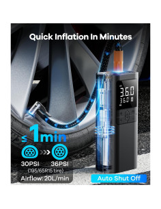 Inflador Digital de Neumáticos Portátil Genérico 150PSI 2