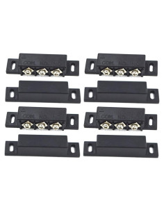 4 Conjuntos Interruptor de Puerta Magnética Bnafes NC NO 10W