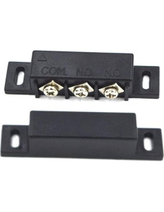 4 Conjuntos Interruptor de Puerta Magnética Bnafes NC NO 10W 2