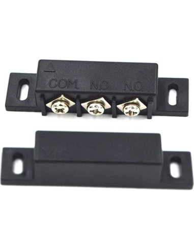 4 Conjuntos Interruptor de Puerta Magnética Bnafes NC NO 10W