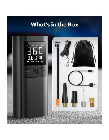 Inflador Digital de Neumáticos Portátil Genérico 150PSI