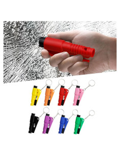 Herramienta de Escape de Emergencia CARFIB 3-en-1 Rompeventanas