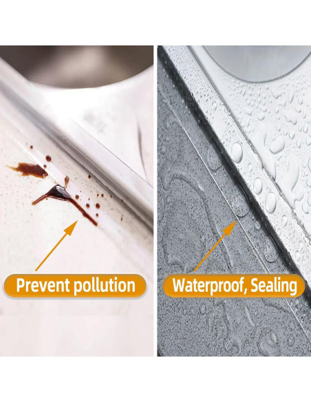 Cinta de Sellado Transparente 35mm x 3.2m para Cocina y Baño Cinta de Sellado Transparente 35mm x 3.2m para Cocina y Baño