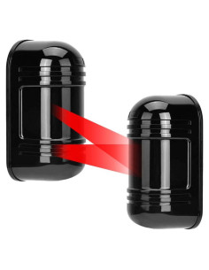 Sensor de Alarma Láser Dual Dahszhi 300m Interior 60m Exterior
