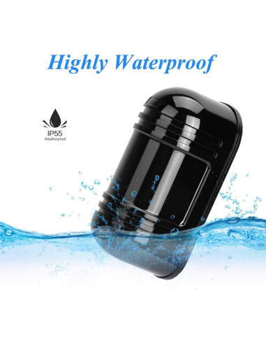 Sensor de Alarma Láser Dual Dahszhi 300m Interior 60m Exterior