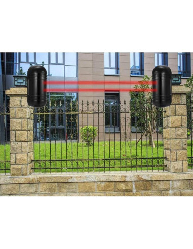 Sensor de Alarma Láser Dual Dahszhi 300m Interior 60m Exterior