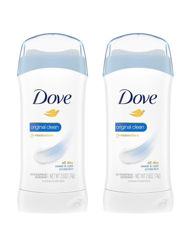 Desodorante Antitranspirante Dove Invisible Solid 73.71 g x2